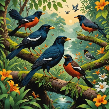 Птицы: загадочные и удивительные обитатели нашего мира